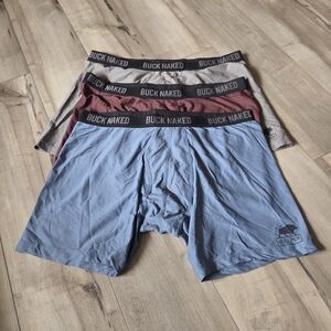 Men's Boxer Briefs - Blue, Red, Gray